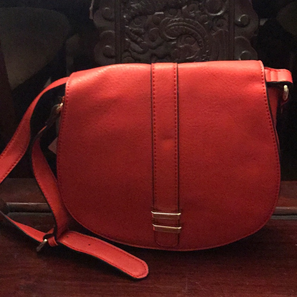 Neiman Marcus Red leather cross body